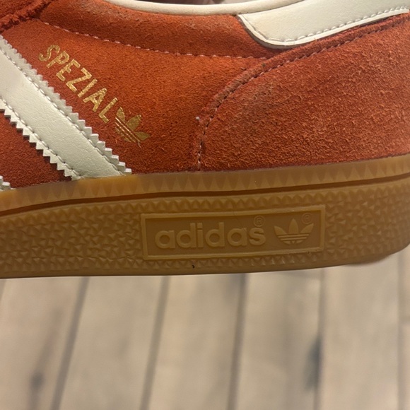 Adidas Handball Spezial Orange Suede Sneakers - Picture 13 of 13